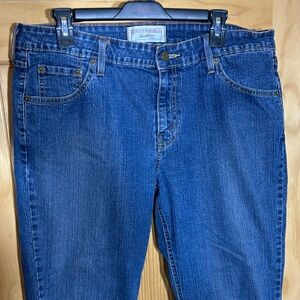 Women's Bootcut Blue Jeans. Cowgirl